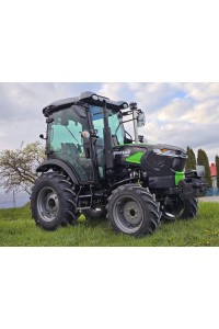 Трактор TERRAFENG 604XL зелений із шумоізольованою кабіною та кондиціонером, євронавіска на гаках, серга